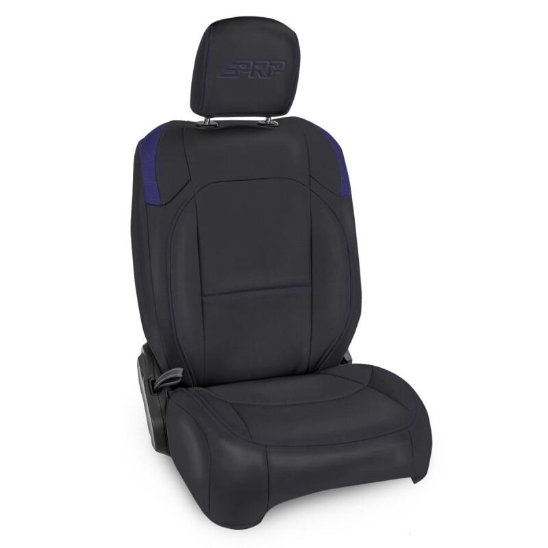 PRP Jeep Wrangler JL Front Seat Covers – 2 door- with Molle Back (Pair) – Black/Purple
