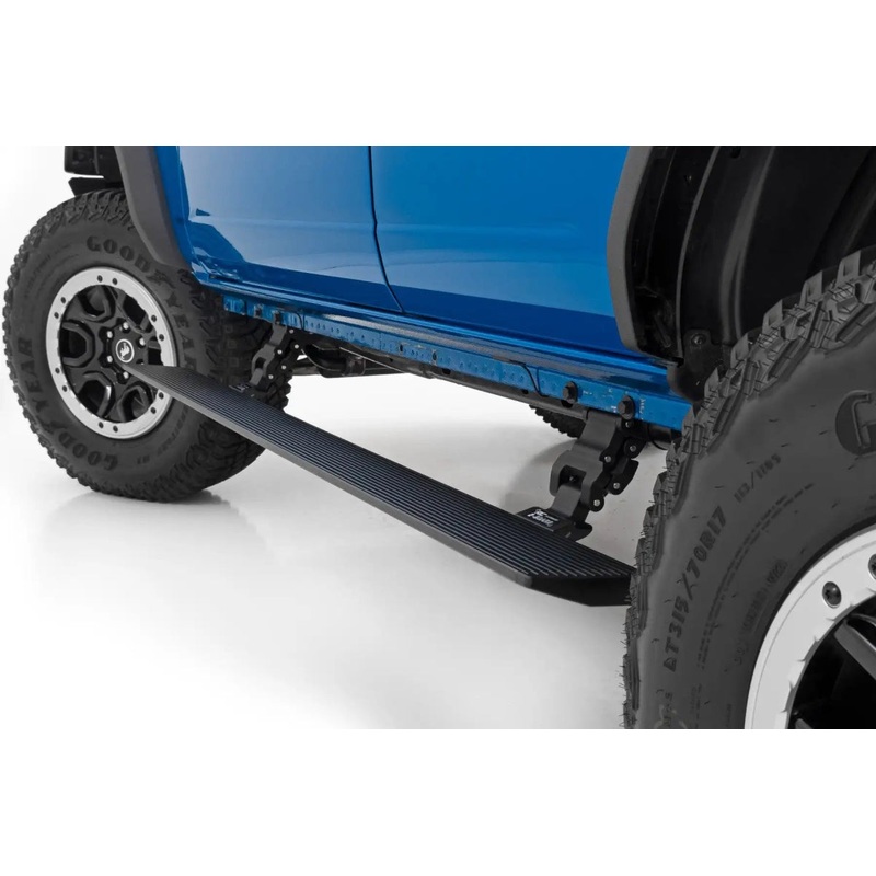 Rough Country Power Running Boards Dual Electric Motor | 4 Door | Ford Bronco 4WD (21-24)