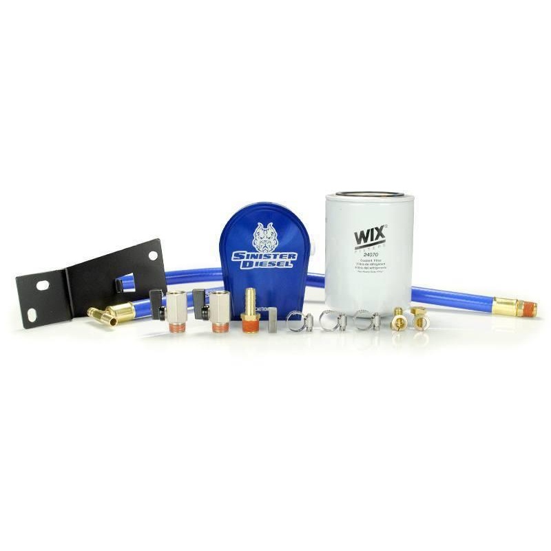 Sinister Diesel 99-03 Ford 7.3L Powerstroke Coolant Filtration System w/ Wix Filter