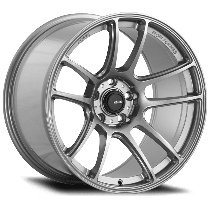 Konig Heliogram 16X8 5X114.3 ET38 Titanium Metallic Knurled Bead Flow Formed