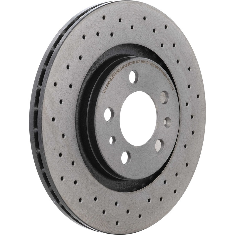 XTRA Drilled Front Disc Brake Rotor – 09.7012.1X