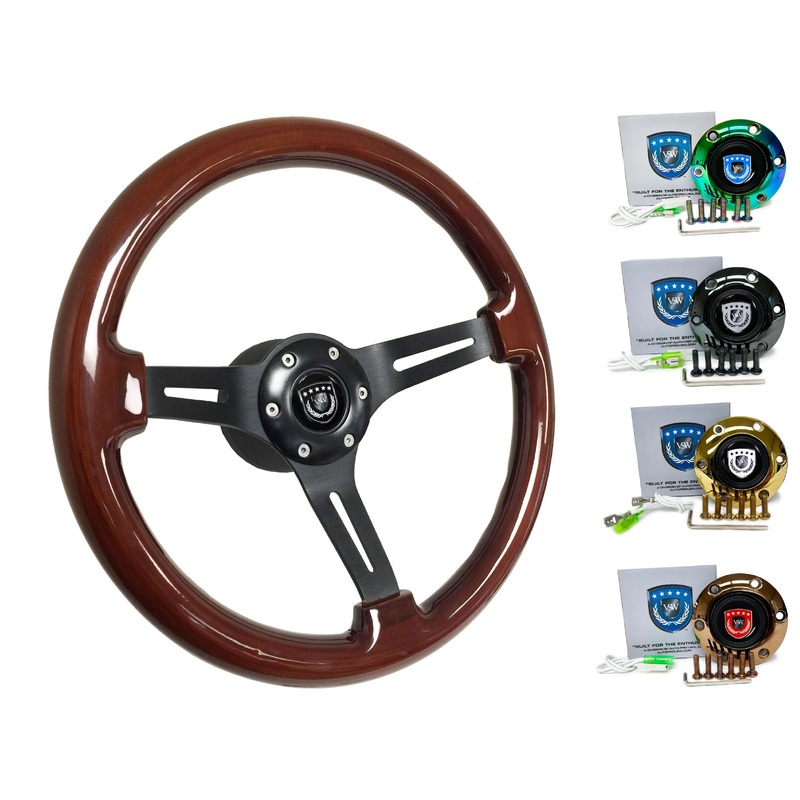 1984-90 BMW 325i Steering Wheel Kit | Walnut Wood | ST3027