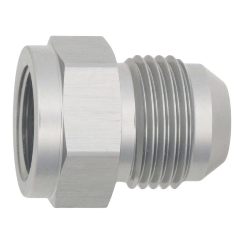 DeatschWerks 8AN Female Flare to 10AN Male Flare Expander – Anodized DW Titanium