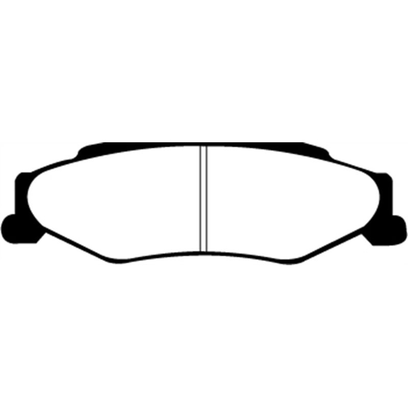 EBC 03-04 Cadillac XLR 4.6 Redstuff Rear Brake Pads