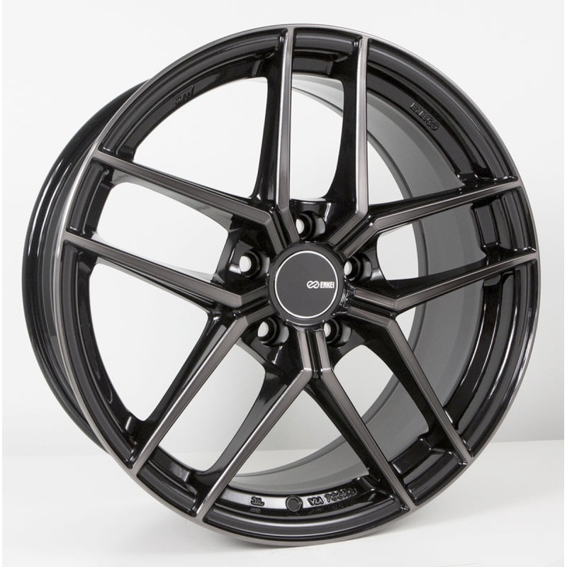 Enkei TY5 18×8 5×114.3 50mm Offset 72.6mm Bore Pearl Black Wheel