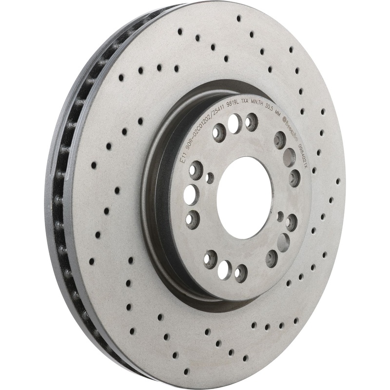 XTRA Drilled Front Disc Brake Rotor – 09.8402.1X