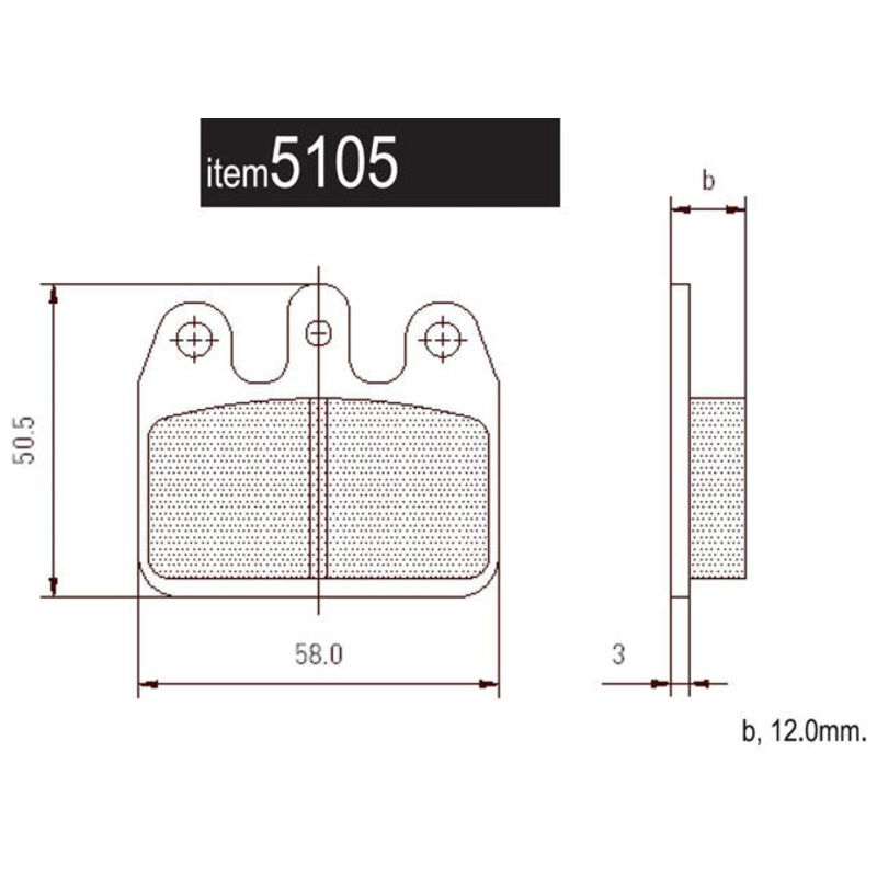 5105.SP CRG Ven05 Aftermarket Rear Brake Pads for Ceramic Brake Disc