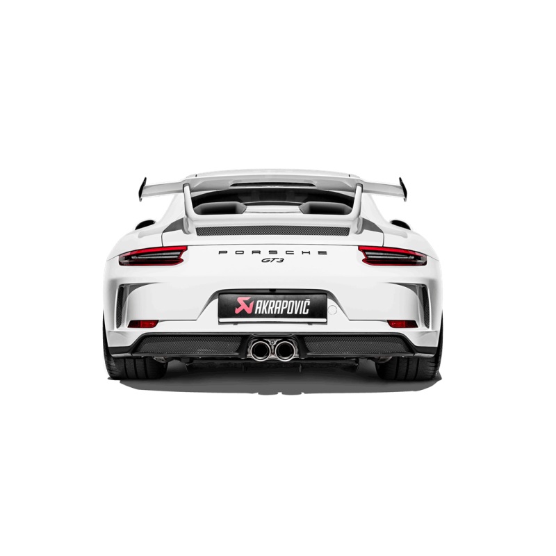 Akrapovic 2018 Porsche 911 GT3 (991.2) Slip-On Race Line (Titanium) w/Titanium Tail Pipe Set