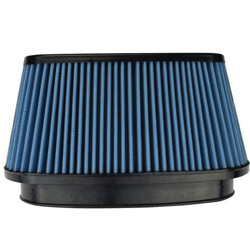 Injen SuperNano-Web Air Filter 8.725″ x 3.940″ ID / 10.375″ x 5.590″ Base / 4.75″ Height / 7.910″x 3.125″ Top (X-1130-BB)