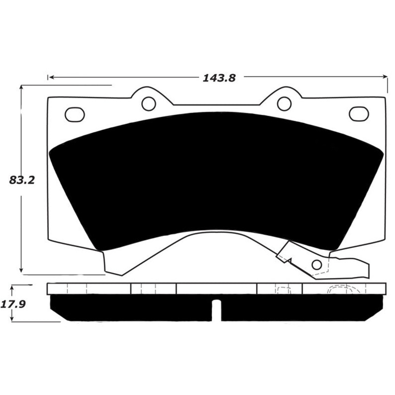 Porterfield Brake Pads for 2018 TOYOTA TUNDRA