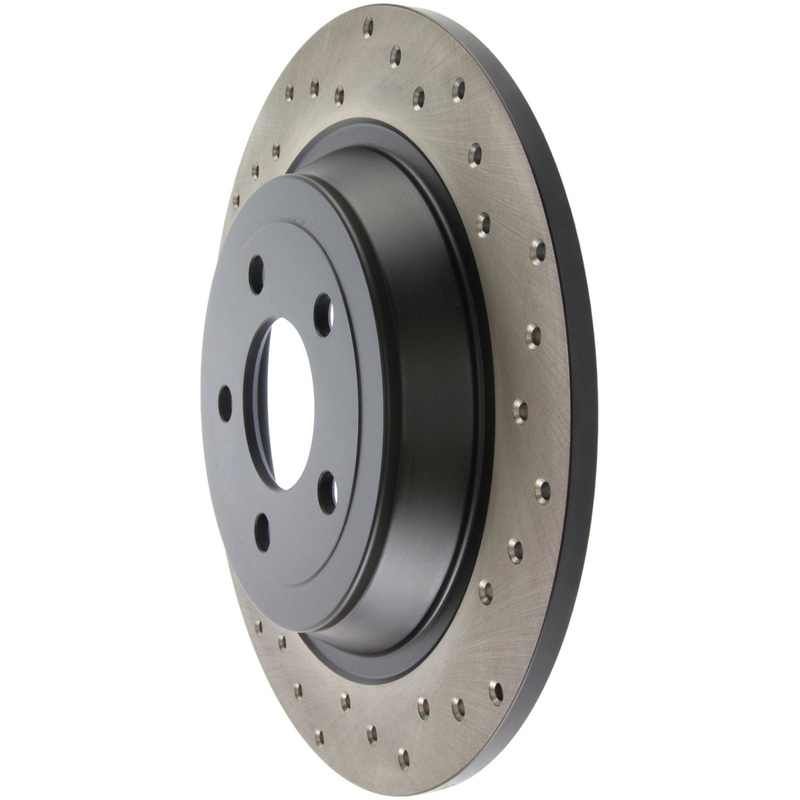 StopTech Sport Cross Drilled Brake Rotor – Front Right