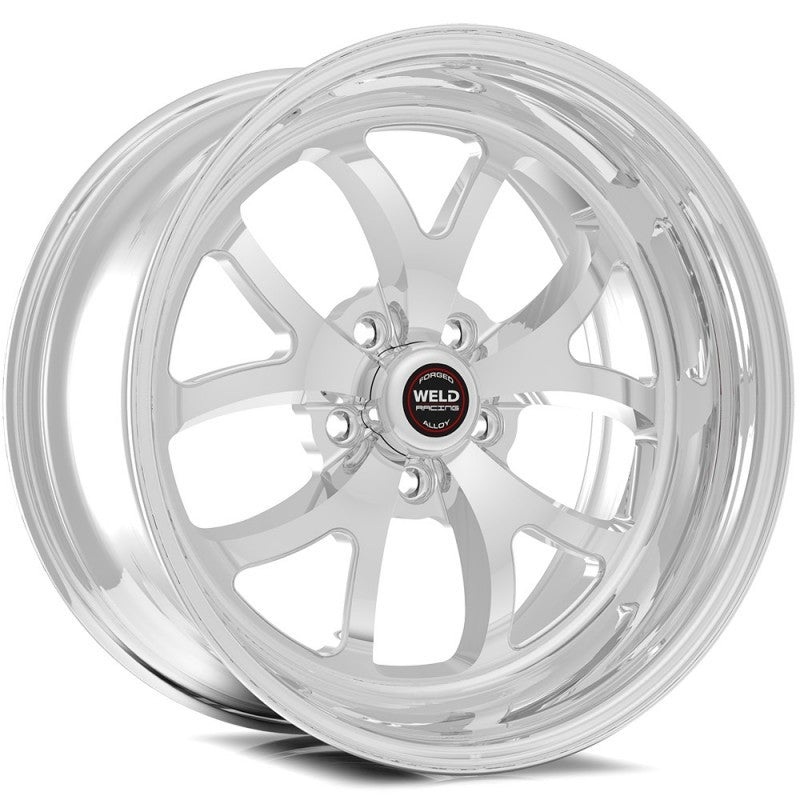 Weld S76 17×6 / 5×4.5 BP / 3.8in. BS Polished Wheel (Medium Pad) – Non-Beadlock
