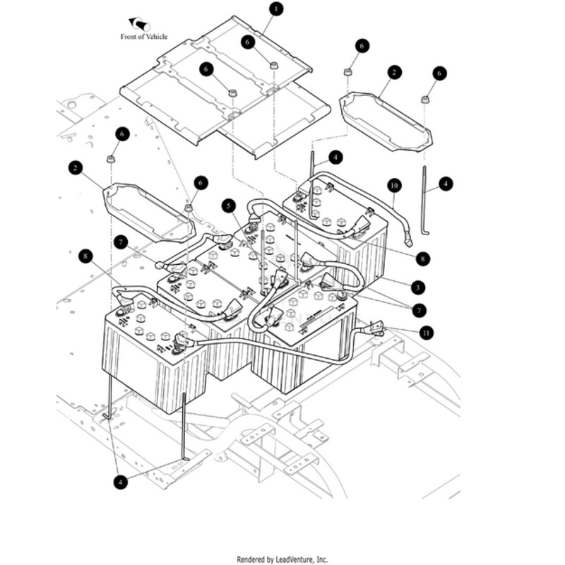 Bolt-Battery Tie Down by Arctic Cat