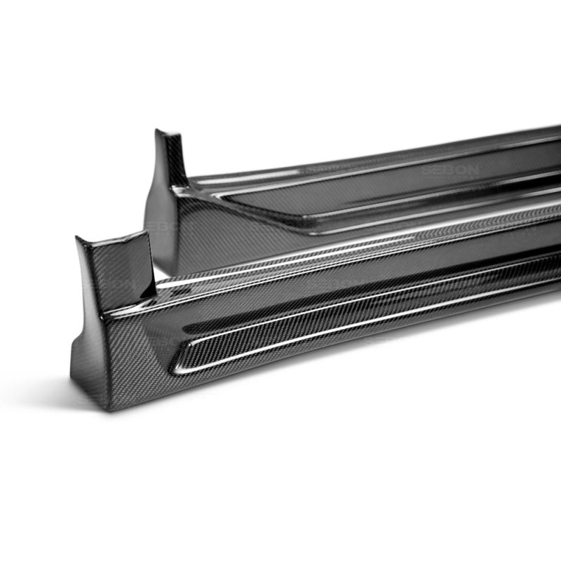 Seibon 02-03 Subaru WRX CW Carbon Fiber Side Skirts