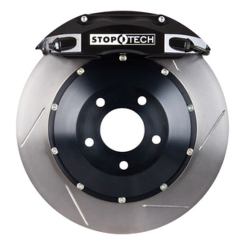 StopTech 98-05 Porsche 911 Carrera exc/ Carrera 4/4S (Type 996/997) BBK Front Blk Cali Slotted Rotor