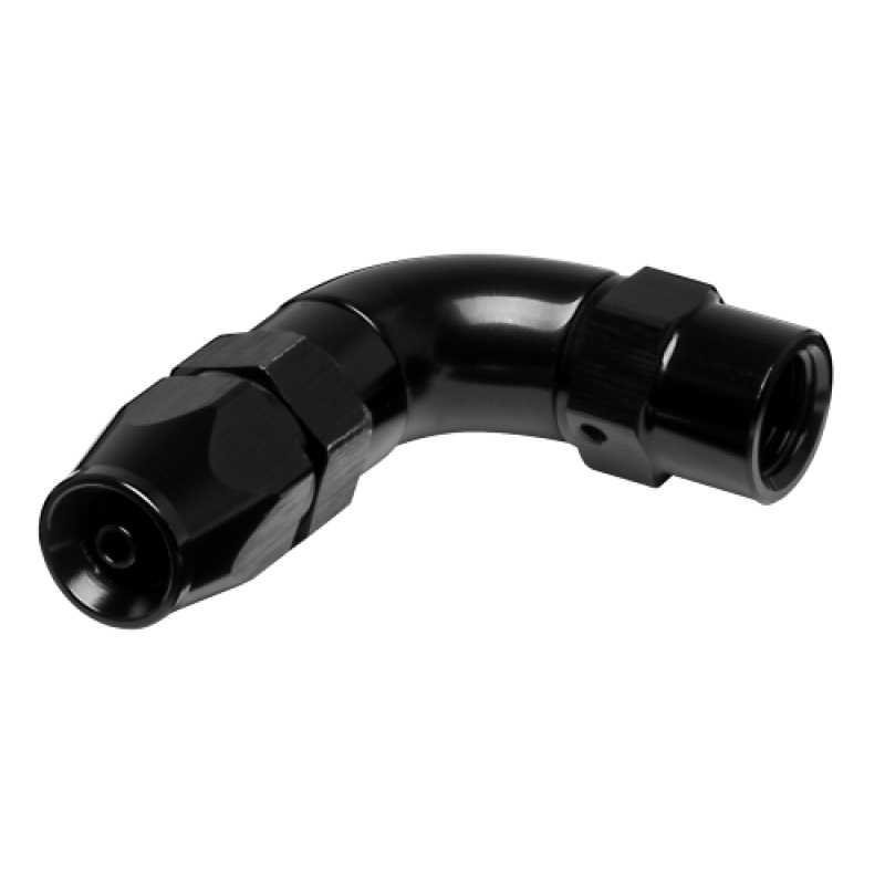 Vibrant -3AN 90 Degree High Flow Hose End Fitting for PTFE Lined Hose – Aluminum