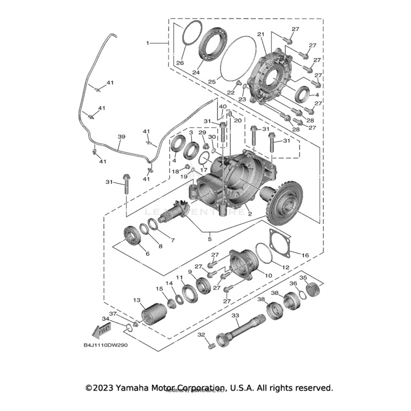 Washer, Thrust (1.1T) by Yamaha