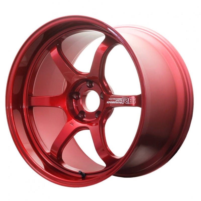 Advan Racing R6 Wheel – 20×12.0 +20 | 5×114.3 | Racing Candy Red