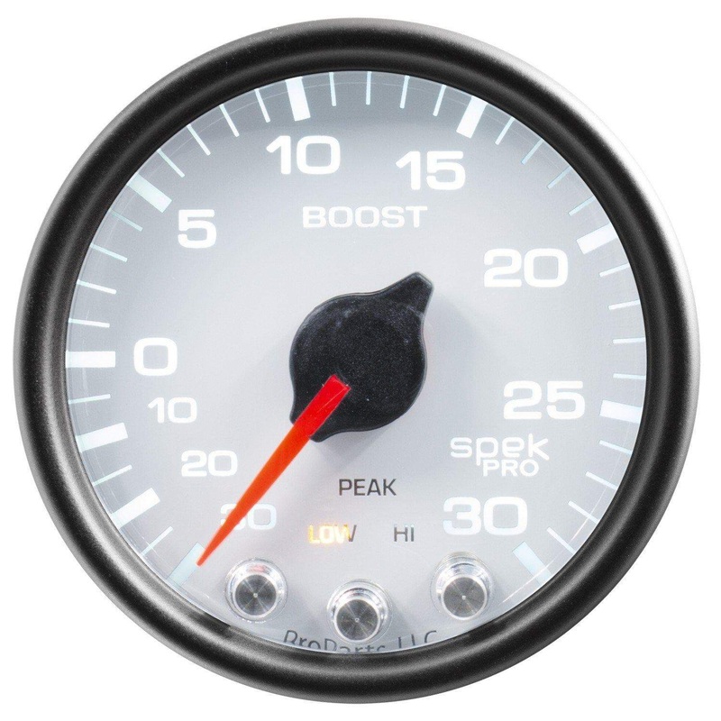 Autometer Spek-Pro 2 & 1/16″ Vac/Boost Gauge 30INHG-30PSI