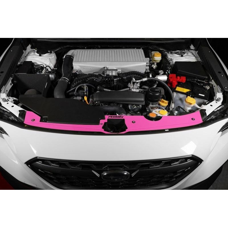 Perrin 22-23 Subaru WRX Radiator Shroud – Hyper Pink