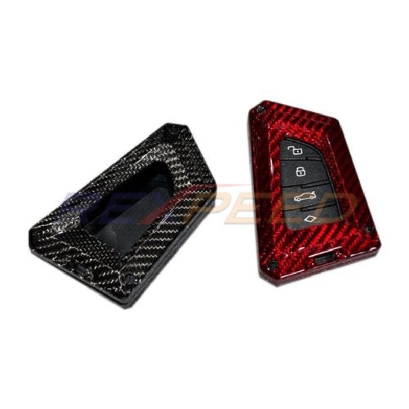 Rexpeed 2020+ Supra GR V2 Carbon Fiber Key Fob Cover | Red | TS53R