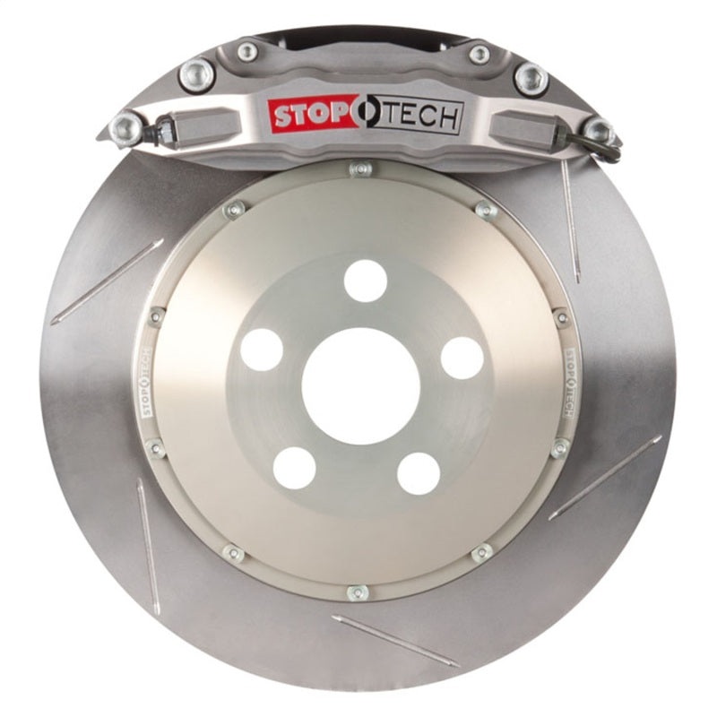 StopTech 17 Volkswagen Jetta GLI w/ Trophy Anodized ST-40 Calipers 328x28mm Slotted Rotors Front BBK