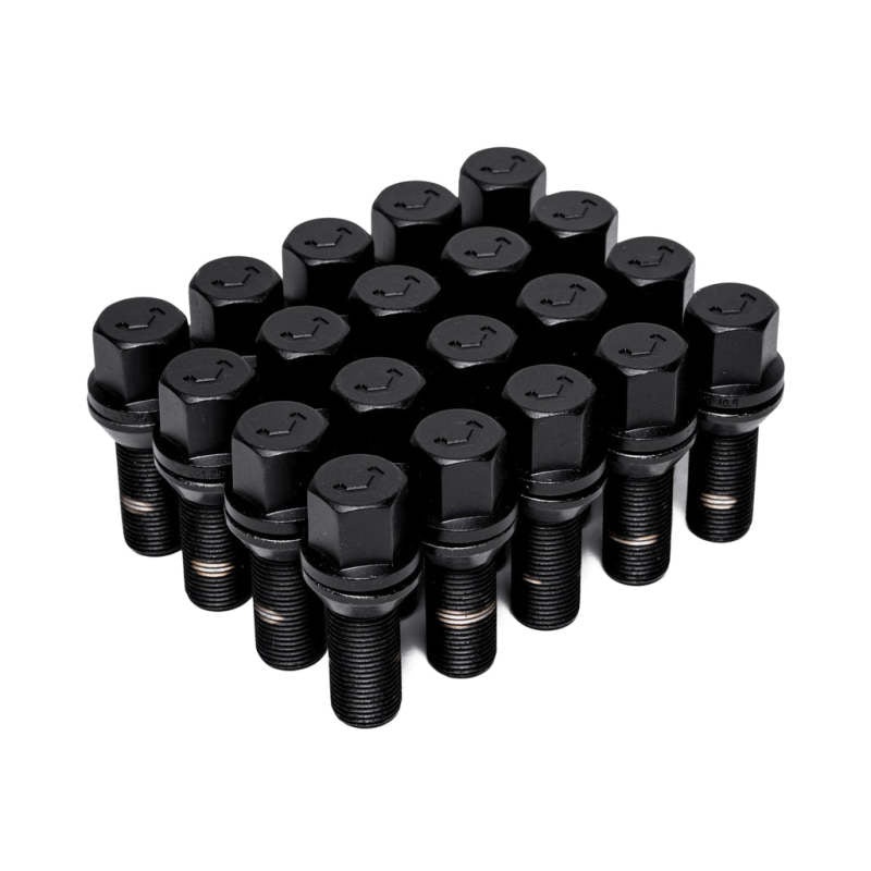 Vossen Lug Bolt – 14×1.25 – 45mm – 17mm Hex – Cone Seat – Black (Set of 20)