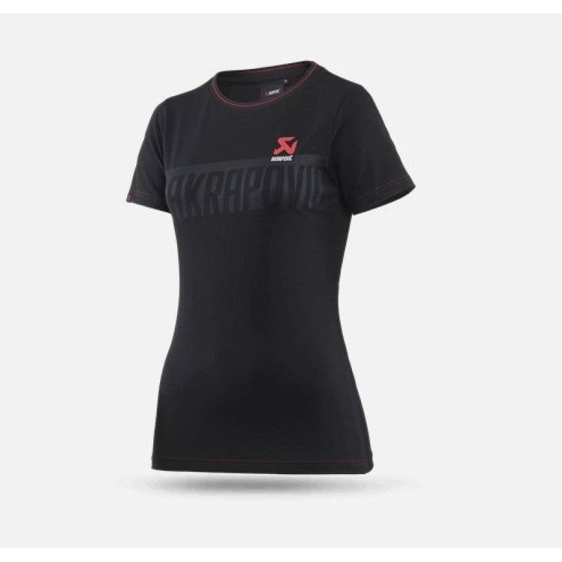 Akrapovic Womens Corpo T-Shirt Black – S