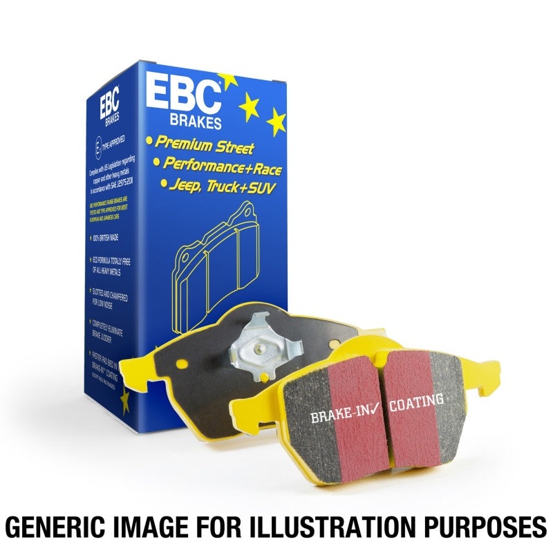 EBC 2016+ Alfa Romeo Giulia 2.9L Twin Turbo Yellowstuff Rear Brake Pads