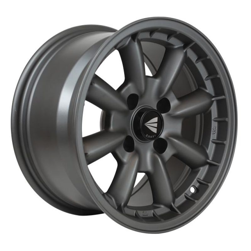 Enkei Compe 16×8 0mm Offset 4×114.3 Bolt Pattern 72.6mm Bore Dia Matte Gunmetal Wheel