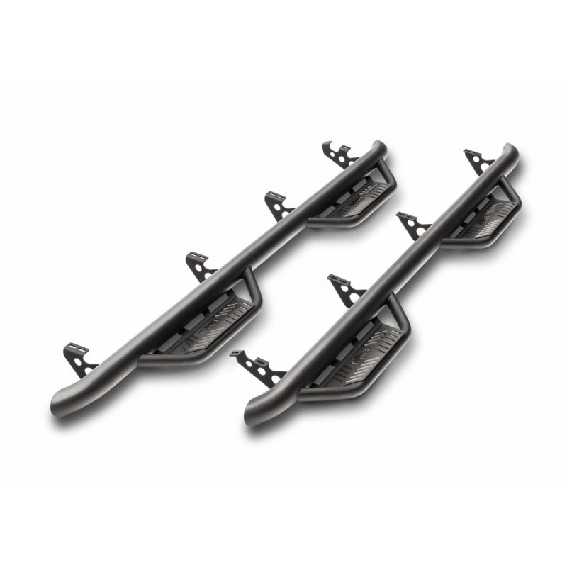 N-Fab 2022 Nissan Frontier CC (All Beds) SRW Podium LG – Cab Length – 3in – Tex. Black