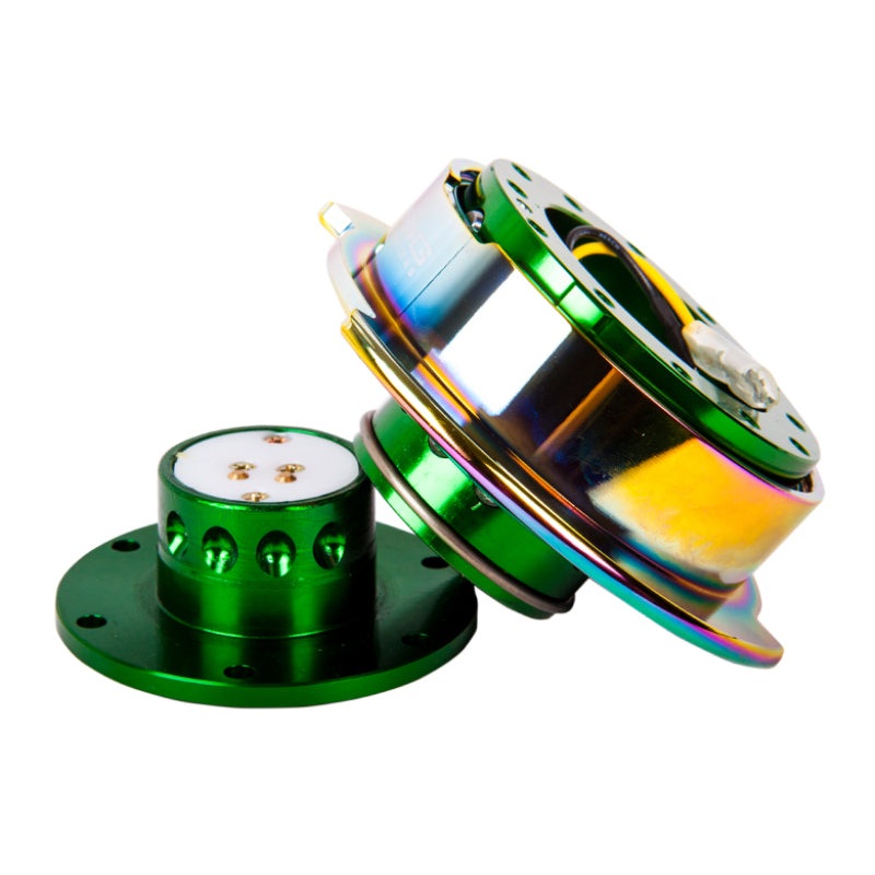 NRG Quick Release Gen 2.5 – Green Body / Neochrome Ring