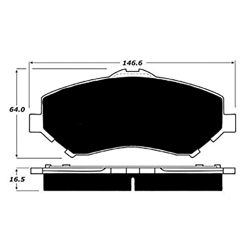 Porterfield Brake Pads for 2008 DODGE NITRO