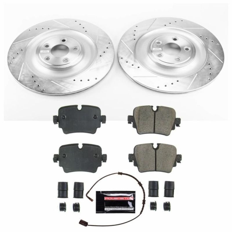 PowerStop Power Stop 2018 Jaguar XJ Rear Z23 Evolution Sport Brake Kit