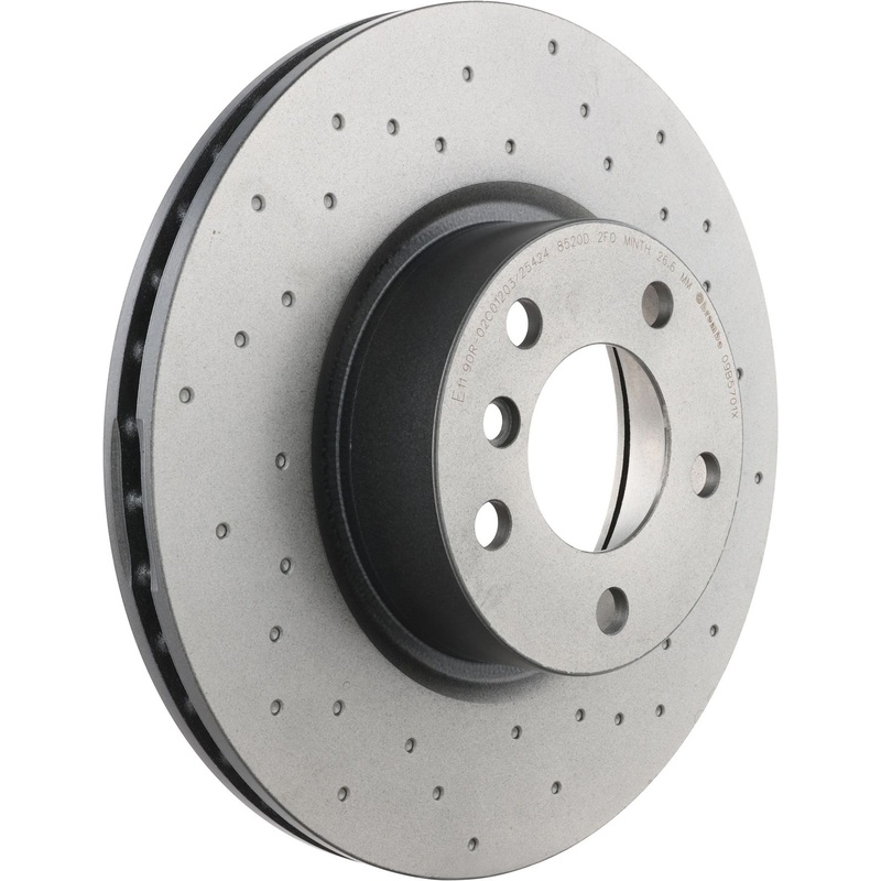 XTRA Drilled Front Disc Brake Rotor – 09.B570.1X