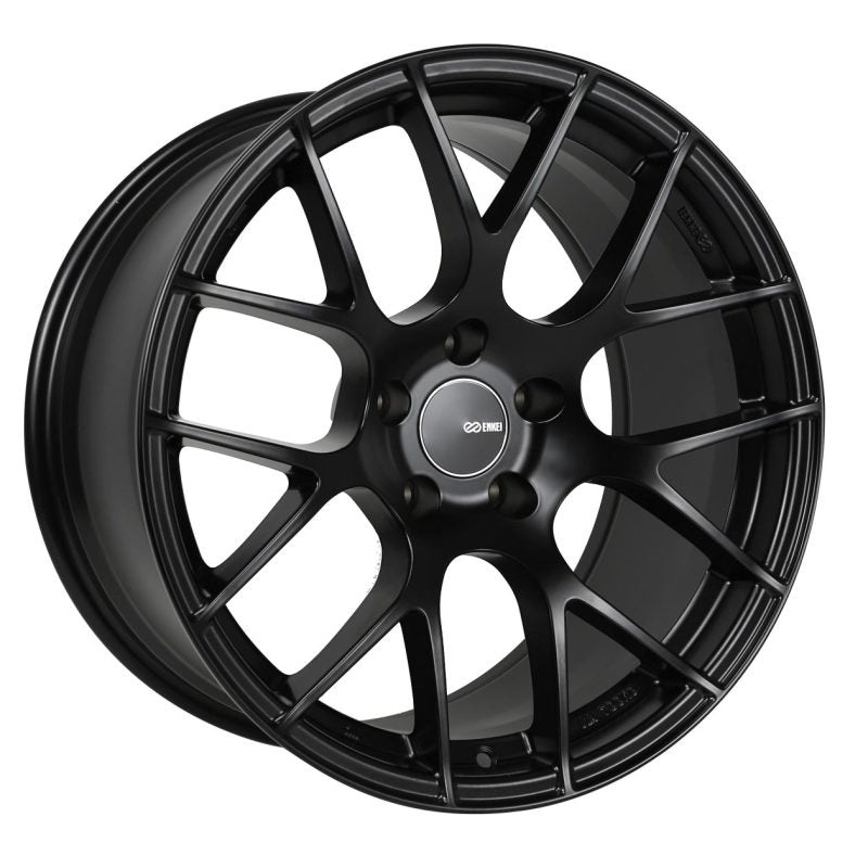 18×8.5 Enkei Raijin 35mm Offset 5×114.3 Bolt Pattern Matte Black Wheel