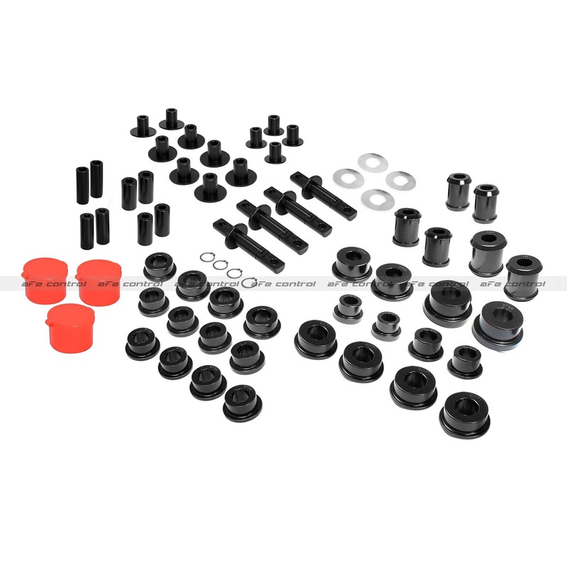 aFe Control – Control Arm Bushing/Sleeve Set 1997-2013 Chevrolet Corvette C5/C6 – Black (470-401001-B)