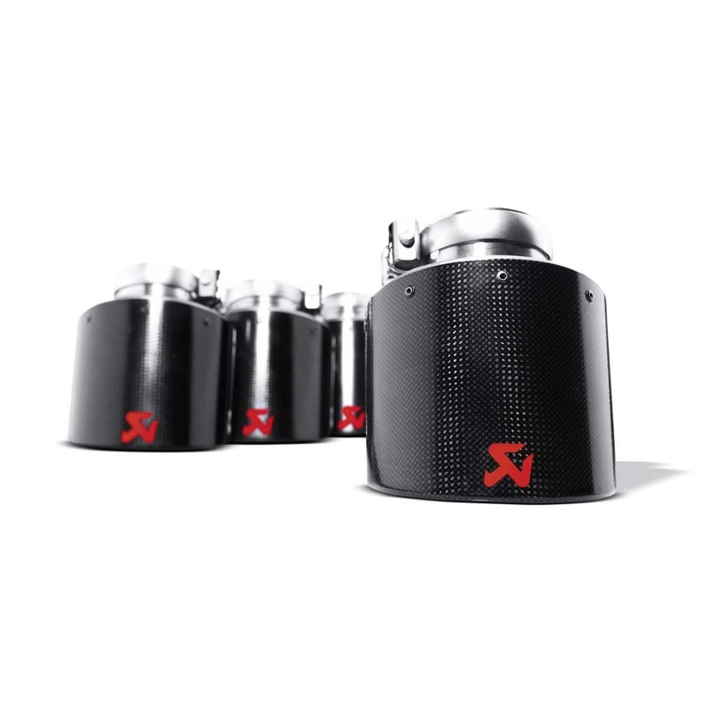 Akrapovic 06-13 Chevrolet Corvette ZO6/ZR1 (C6) & 2008-2017 Nissan GT-R (R35) Tail Pipe Set (Carbon 125 mm)