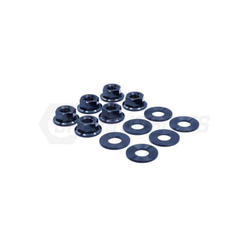 Dress Up Bolts 16-21 Civic Si Titanium Hardware Strut Tower Kit | Polished | HON-061-Ti-POL