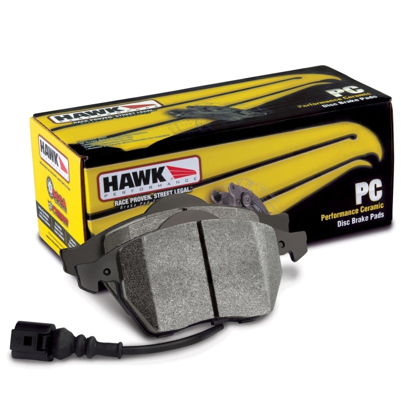 HAWK Performance Ceramic Street Front Brake Pads – 88-89 Honda Civic Si / 92-00 Civic CX / 88-00 DX / 98-00 GX