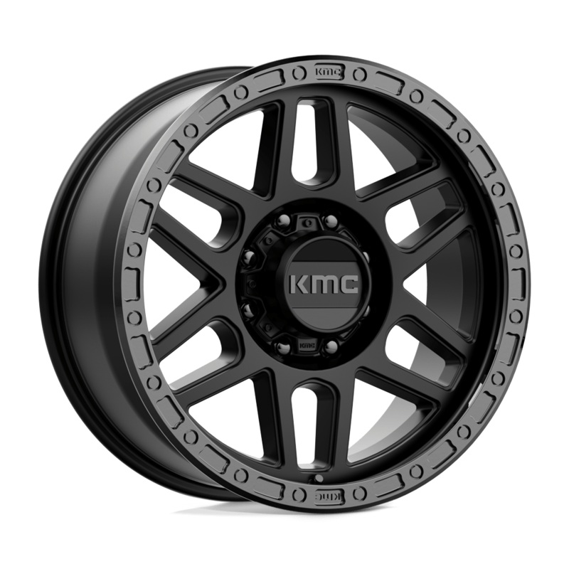 KMC Wheels KM544 Mesa 20″ 8×180 Satin Black With Gloss Black Lip
