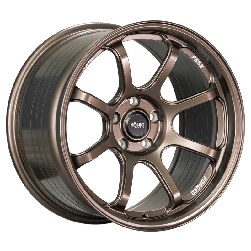 Konig Forged F6SX 18×9.5 5×120 ET44 Race Bronze Wheel (Knurled Bead)
