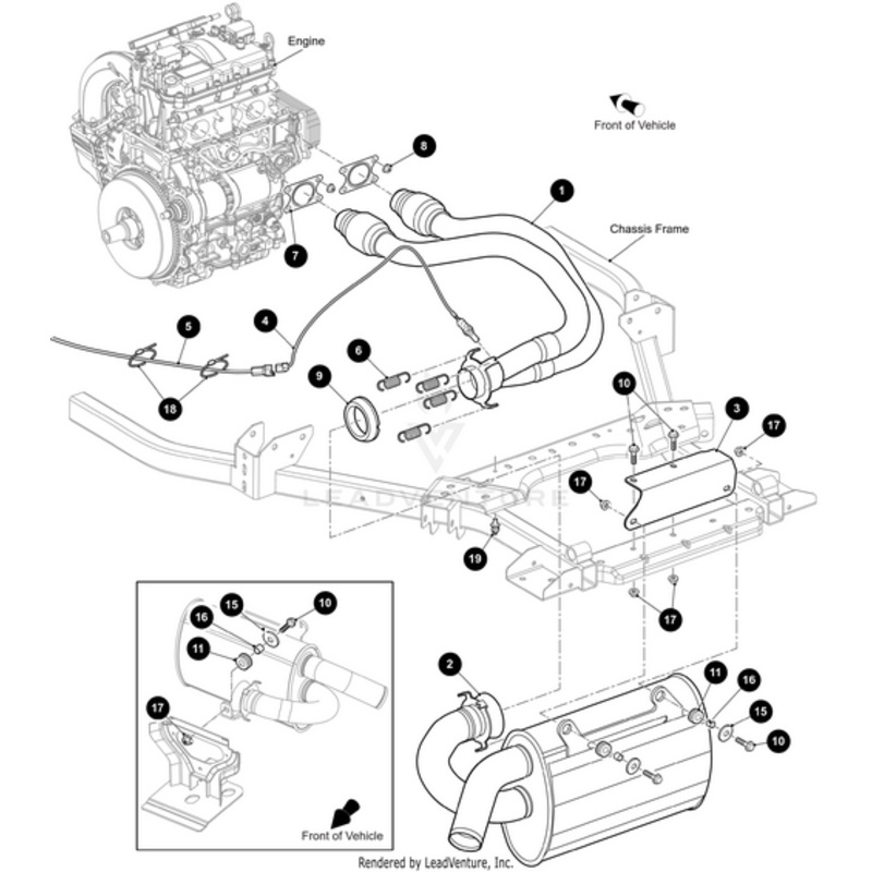 Bracket Exhaust Black by Arctic Cat