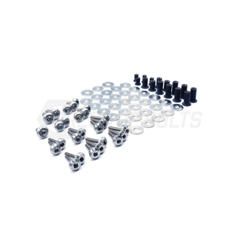 Dress Up Bolts 16-21 Civic Si Stage 2 Titanium Hardware Engine Bay Kit | True Burned | HON-057-Ti-TB