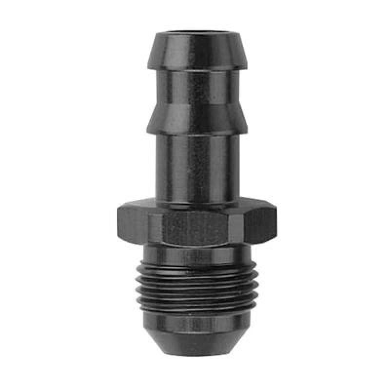 Fragola -6AN x 3/8 Hose Barb – Black