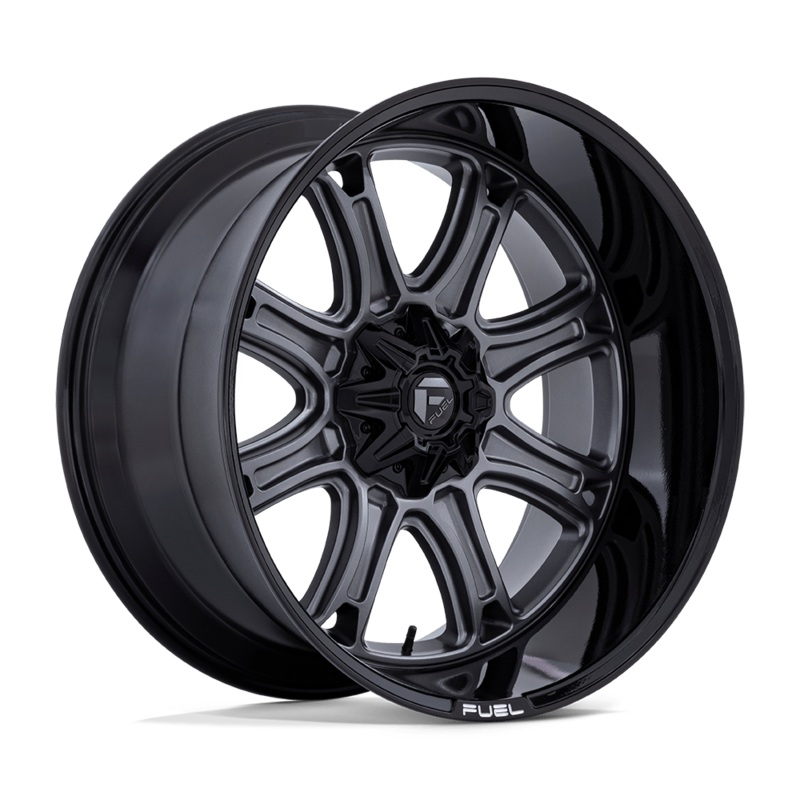 Fuel Wheels Darkstar 20″ 6×135/6×139.7 Matte Gunmetal With Black Lip