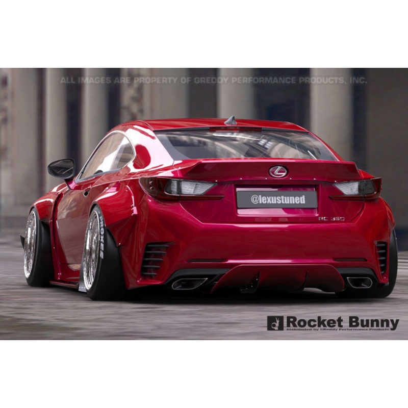 GReddy Rocket Bunny Side Canards | 2015+ Lexus RC F (17010267)