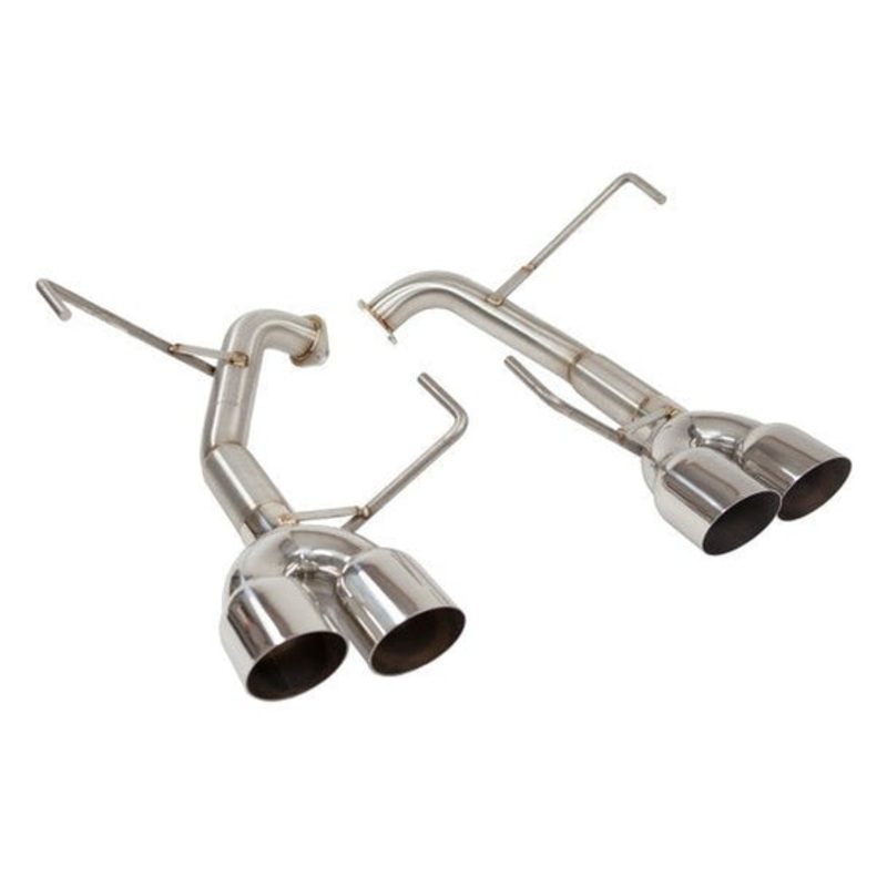 Nameless Performance [19-21 STI, 2018 STI Type RA] Catback 3.5″ Single Wall Polished Tips and No Muffler | SUCB19STI-0MU-35SSW