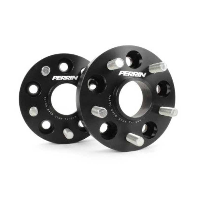 Perrin 17-18 Honda Civic Type R 64.1mm Hub 5×114.3 27mm Wheel Spacers (One Pair)