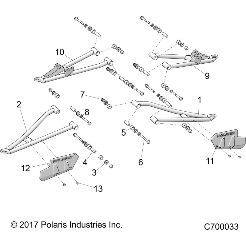 Weld-A-Arm,Fr,Upper,Rh,Mttnm Sm by Polaris